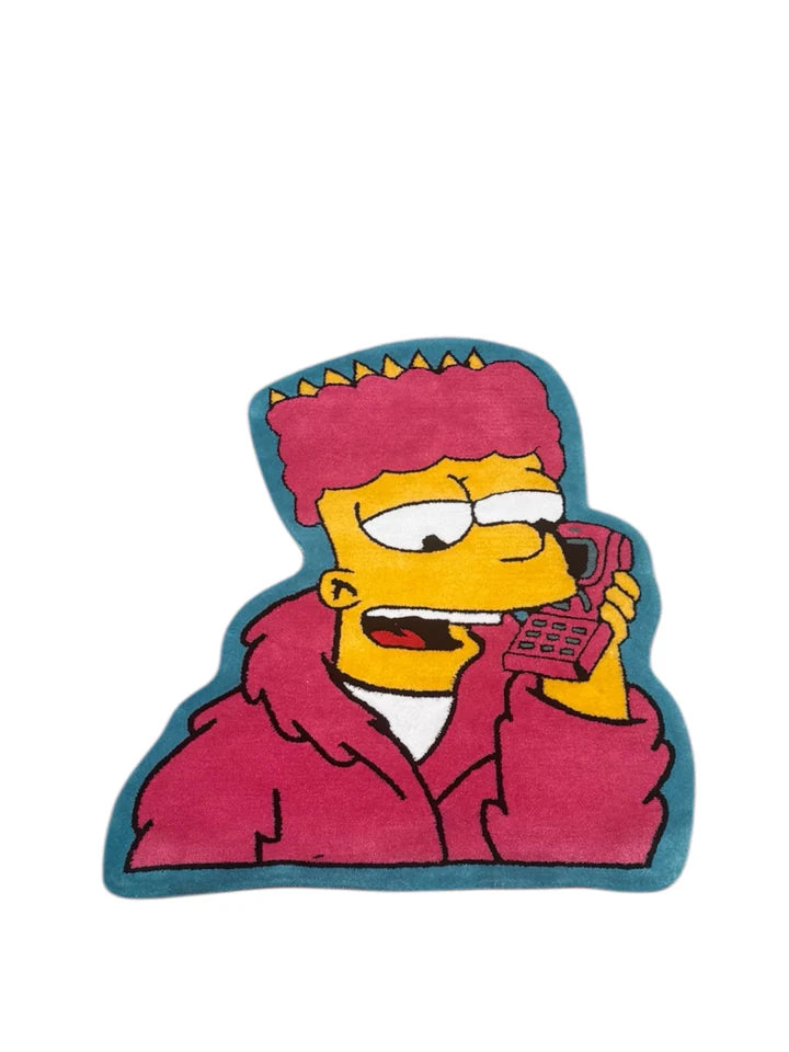 Custom Bart Simpson Rug